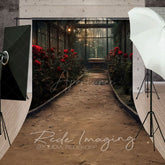 Aperturee - Aperturee Dark Indoor Lovely Greenhouse Window Sweep Backdrop